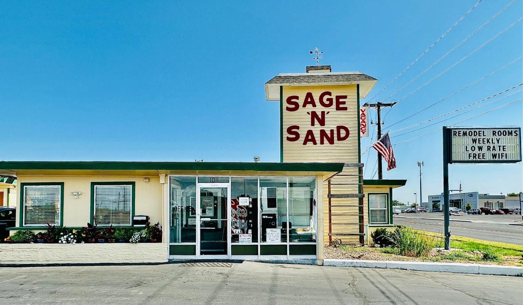 Sage N Sand Motel Moses Lake Exterior foto